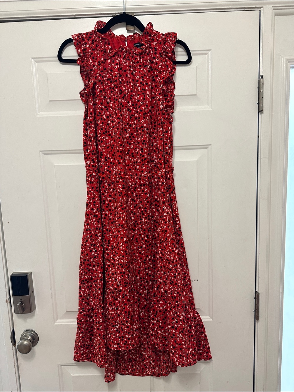 Floral Dress Size Medium Orange